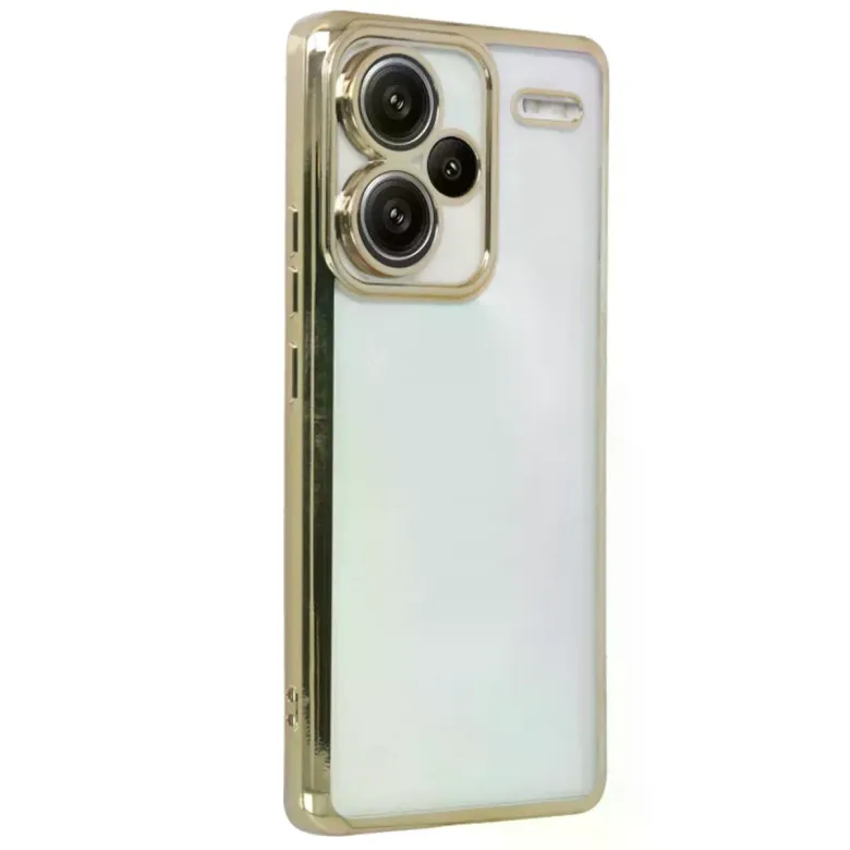 Xiaomi Redmi Note 13 Pro Plus Kılıf Razer Lensli Silikon - Gold