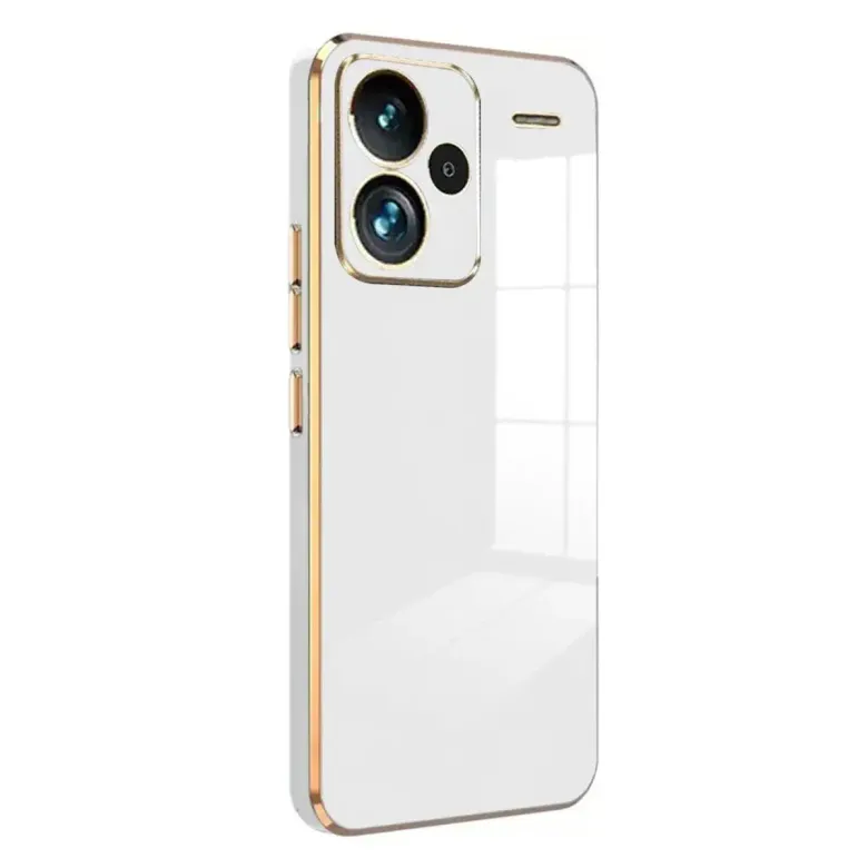 Xiaomi Redmi Note 13 Pro Plus Kılıf Volet Silikon - Beyaz