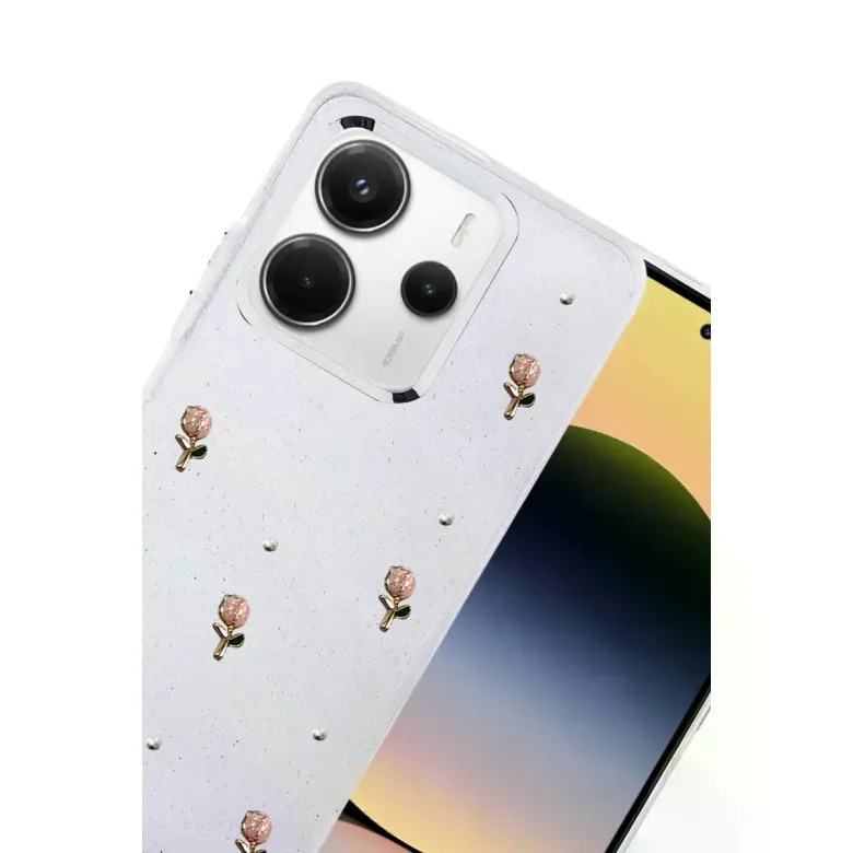 Xiaomi Redmi Note 14 4g Fiyonk Desenli Kapak - Desen 6