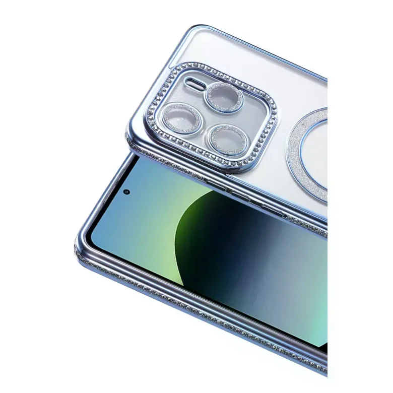 Xiaomi Redmi Note 14 4g Joke Simli Magneticsafe Kılıf - Mavi
