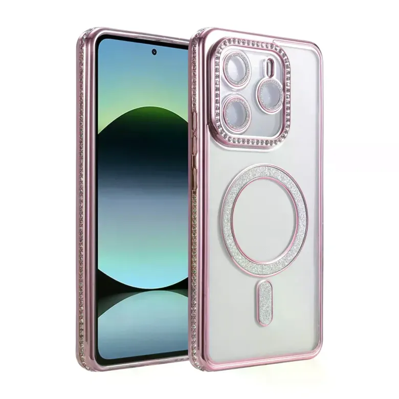 Xiaomi Redmi Note 14 4g Joke Simli Magneticsafe Kılıf - Pembe