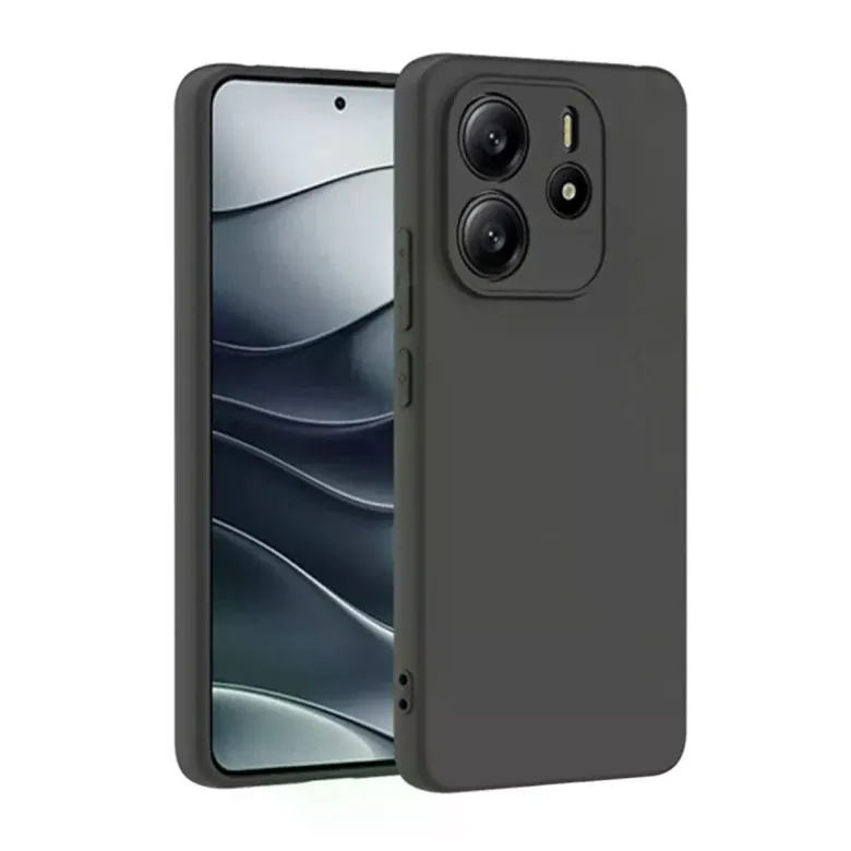 Xiaomi Redmi Note 14 4g Kılıf First Silikon - Siyah
