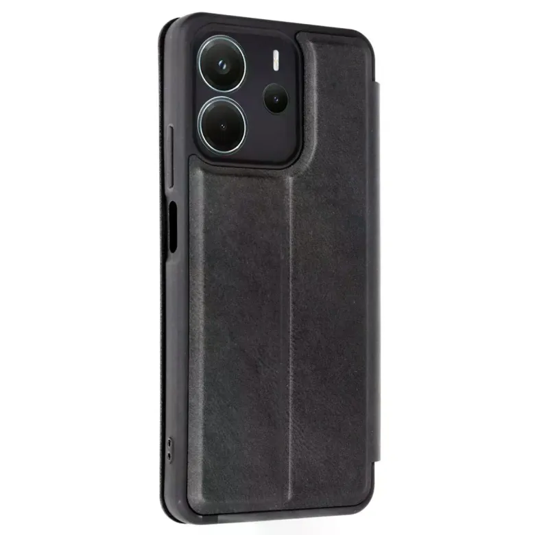 Xiaomi Redmi Note 14 4g Kılıf Flip Cover - Siyah