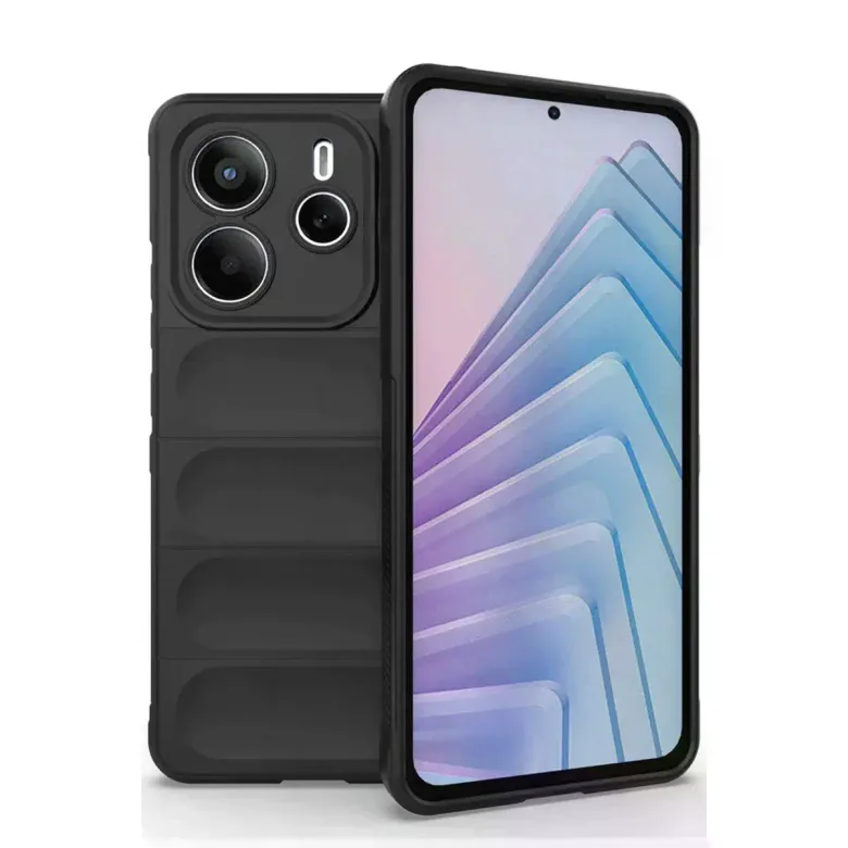 Xiaomi Redmi Note 14 4g Kılıf Optimum Silikon - Siyah