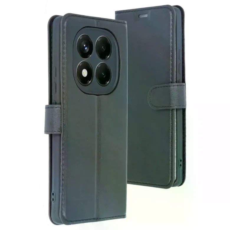 Xiaomi Redmi Note 14 4g Kılıf Trend S Plus Kapaklı Kılıf - Siyah