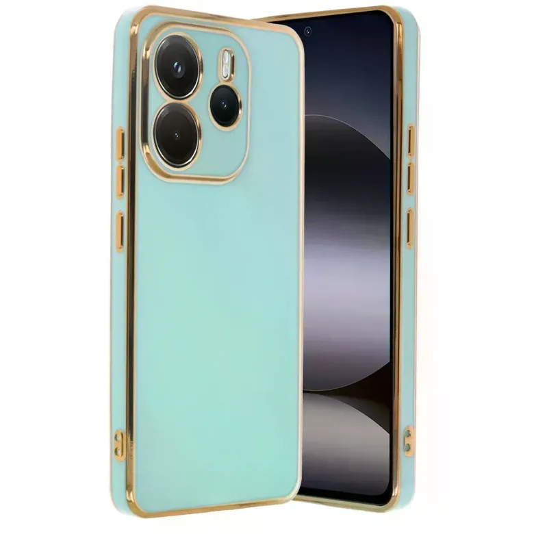 Xiaomi Redmi Note 14 4g Kılıf Volet Silikon - Açık Yeşil