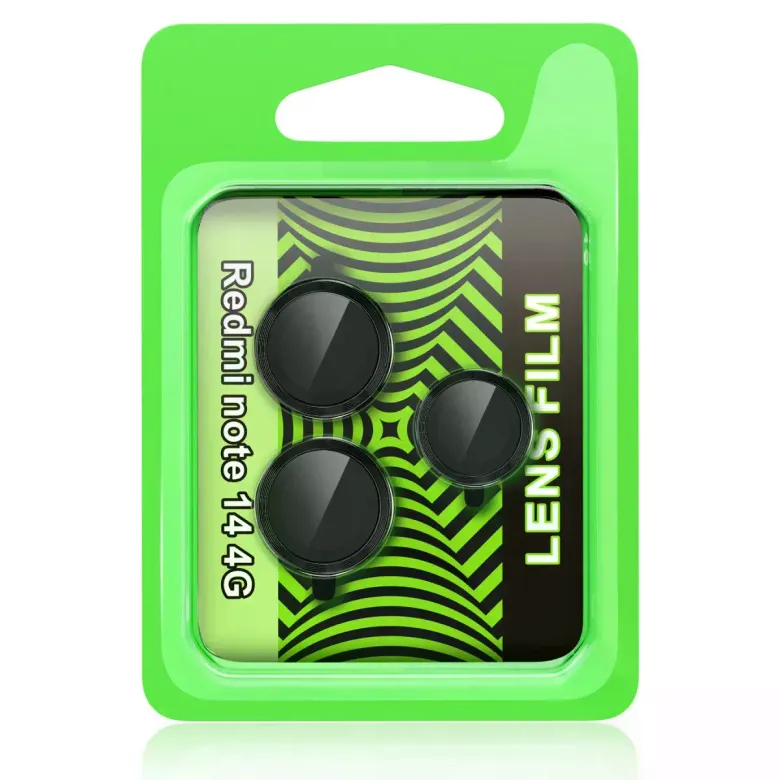 Xiaomi Redmi Note 14 4g Raze Metal Kamera Lens - Siyah