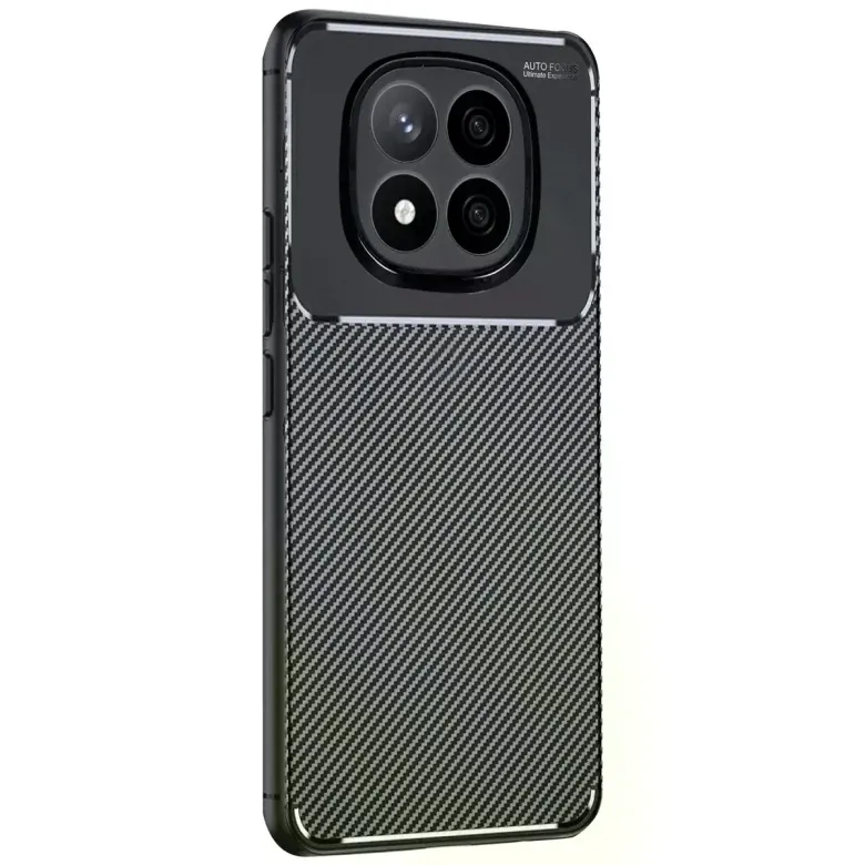 Xiaomi Redmi Note 14 Pro 4g Kılıf Auto Focus Karbon Kapak - Siyah
