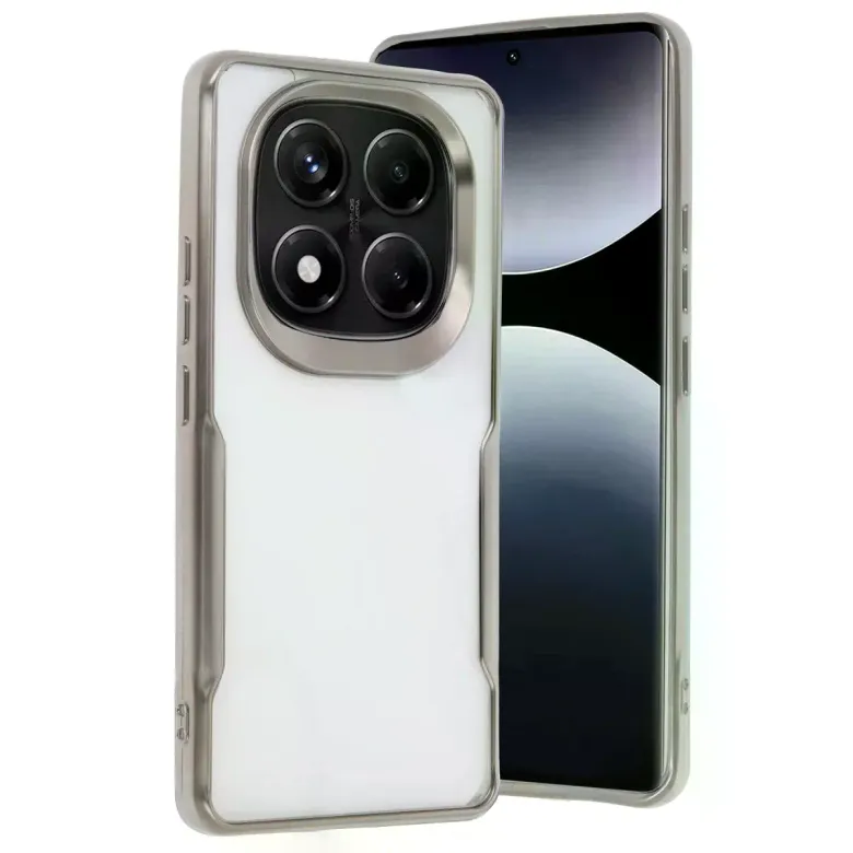 Xiaomi Redmi Note 14 Pro 4g Kılıf Boyi Silikon Kapak - Titan Gri