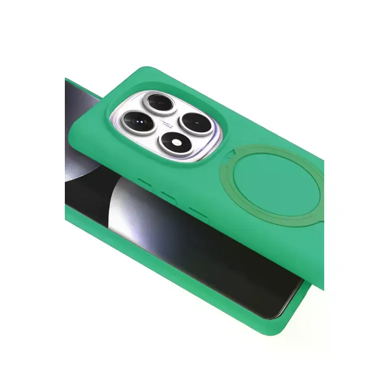 Xiaomi Redmi Note 14 Pro 4g Regal Magsafe Standlı Kapak - Yeşil
