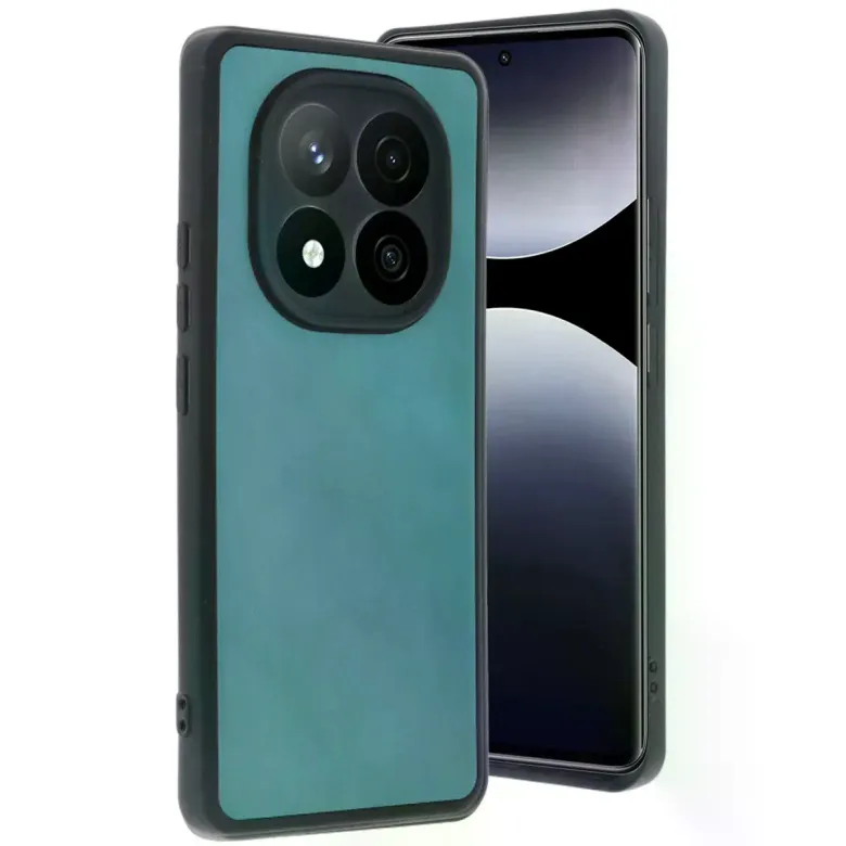 Xiaomi Redmi Note 14 Pro 5g Kılıf Aras Deri Kapak - Açık Yeşil
