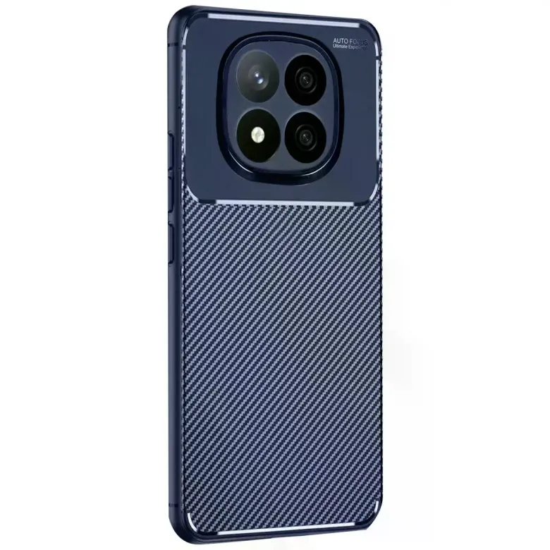 Xiaomi Redmi Note 14 Pro 5g Kılıf Auto Focus Karbon Kapak - Lacivert
