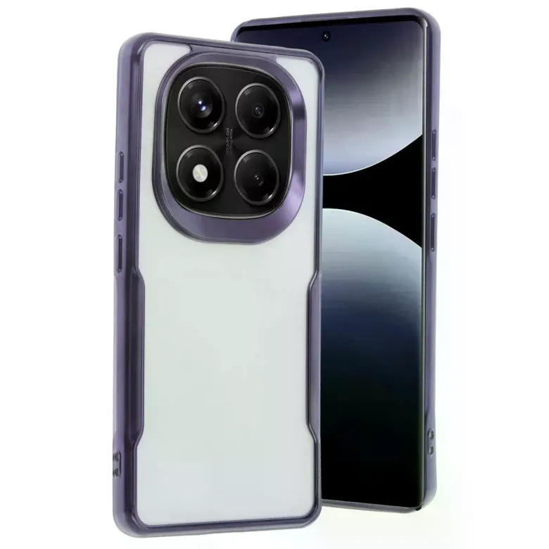Xiaomi Redmi Note 14 Pro 5g Kılıf Boyi Silikon Kapak - Derin Mor