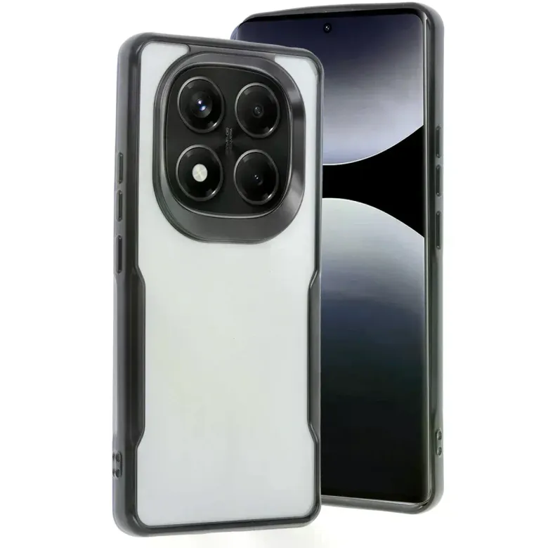 Xiaomi Redmi Note 14 Pro 5g Kılıf Boyi Silikon Kapak - Siyah