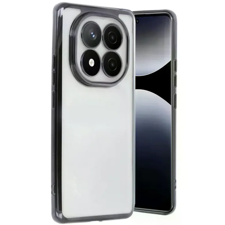Xiaomi Redmi Note 14 Pro 5g Kılıf Razer Lensli Silikon - Siyah