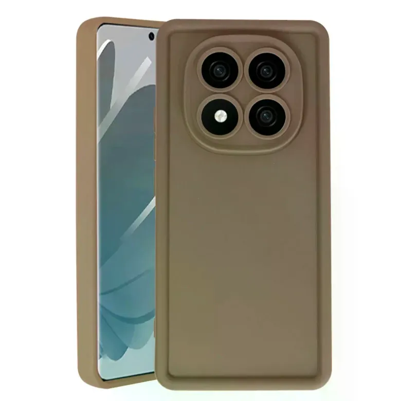 Xiaomi Redmi Note 14 Pro 5g Kılıf Viera Silikon - Kahverengi