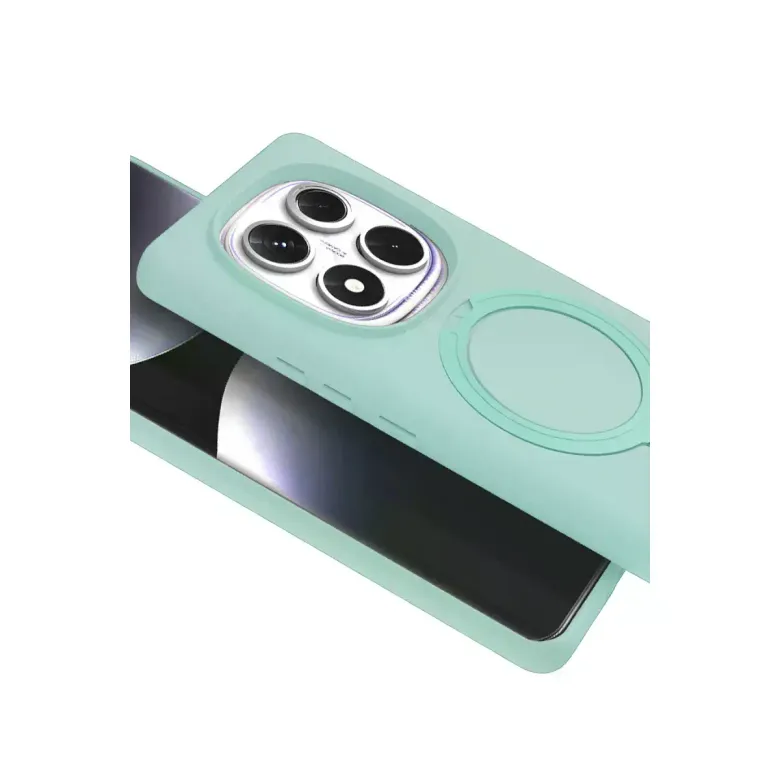 Xiaomi Redmi Note 14 Pro 5g Regal Magsafe Standlı Kapak - Su Yeşili