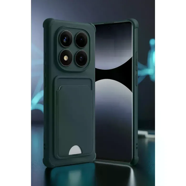 Xiaomi Redmi Note 14 Pro Plus Kelvin Kartvizitli Silikon - Bordo