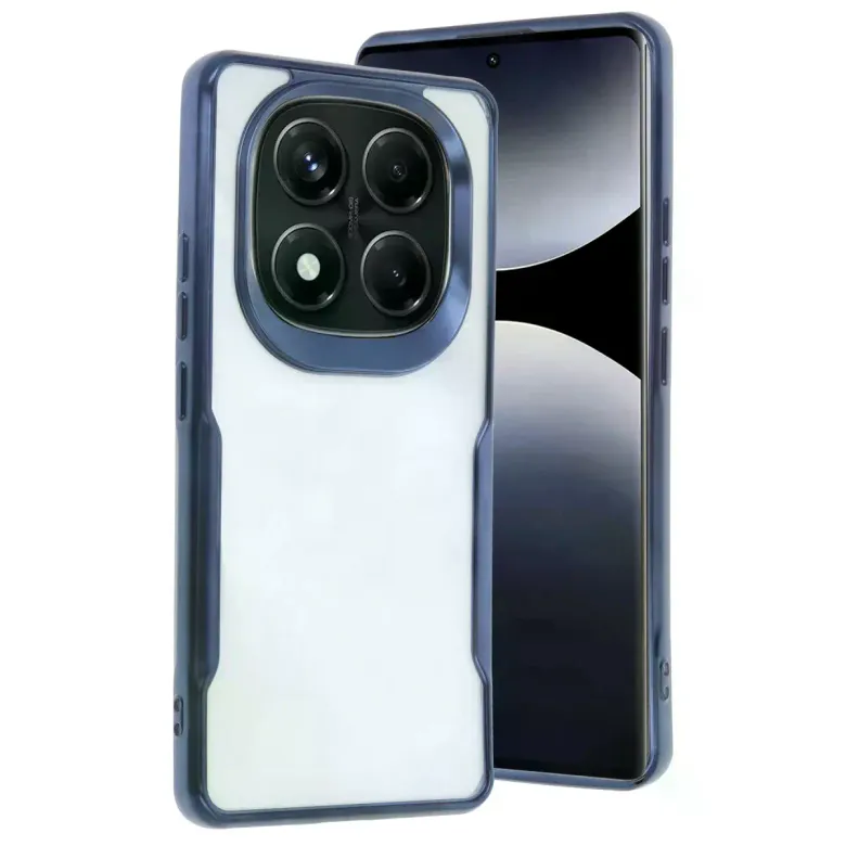Xiaomi Redmi Note 14 Pro Plus Kılıf Boyi Silikon Kapak - Lacivert