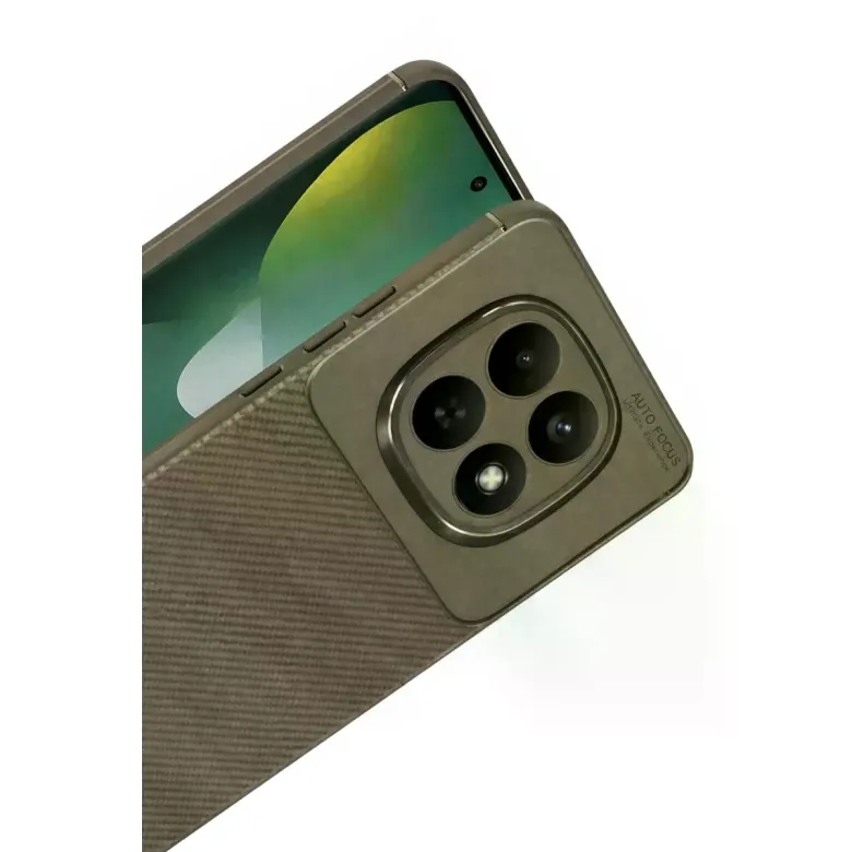 Xiaomi Redmi Note 15 4g Auto Focus Karbon Kapak - Kahverengi