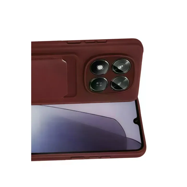 Xiaomi Redmi Note 15 4g Kelvin Kartvizitli Silikon - Bordo