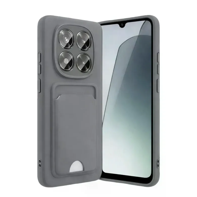 Xiaomi Redmi Note 15 4g Kelvin Kartvizitli Silikon - Gri