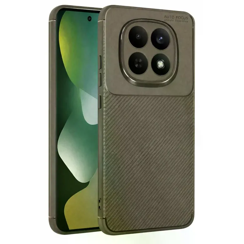 Xiaomi Redmi Note 15 Pro 4g Auto Focus Karbon Kapak - Kahverengi