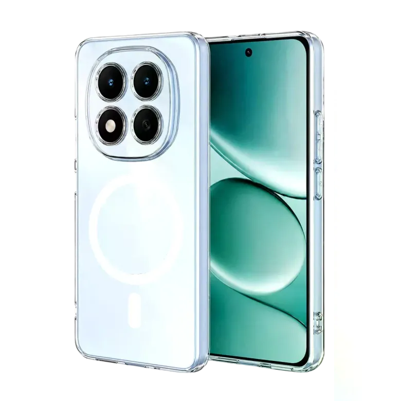 Xiaomi Redmi Note 15 Pro 5g Combo Sert Şeffaf Magsafe Kapak - Şeffaf