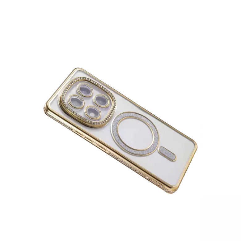 Xiaomi Redmi Note 15 Pro Plus 5g Joke Simli Magneticsafe Kılıf - Gold