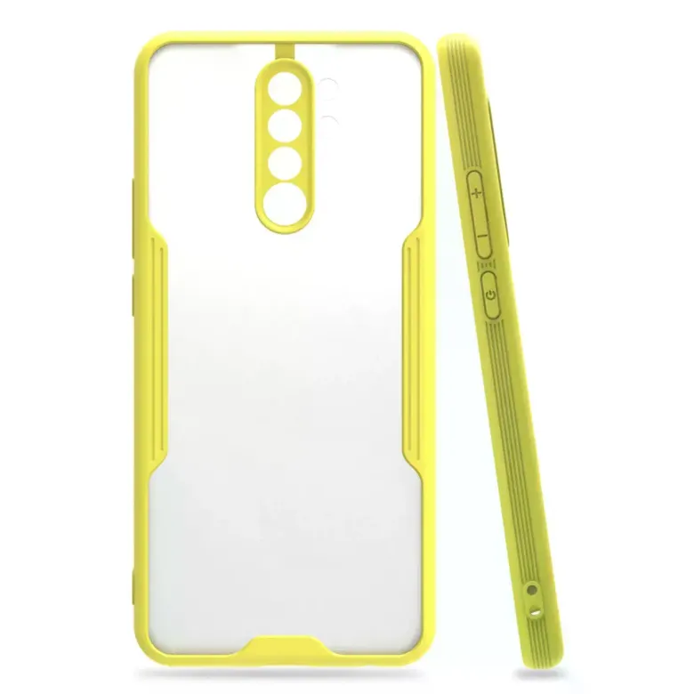 Xiaomi Redmi Note 8 Pro Kılıf Platin Silikon - Sarı