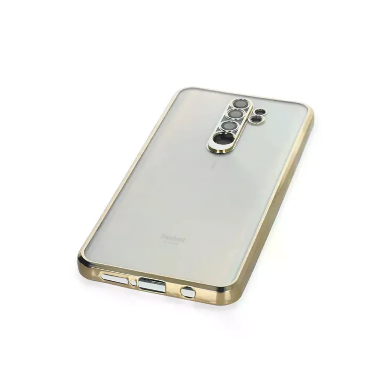 Xiaomi Redmi Note 8 Pro Kılıf Razer Lensli Silikon - Gold