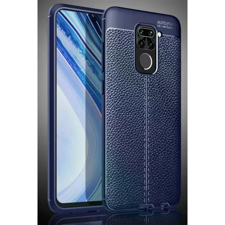 Xiaomi Redmi Note 9 Kılıf Auto Focus Kapak - Lacivert