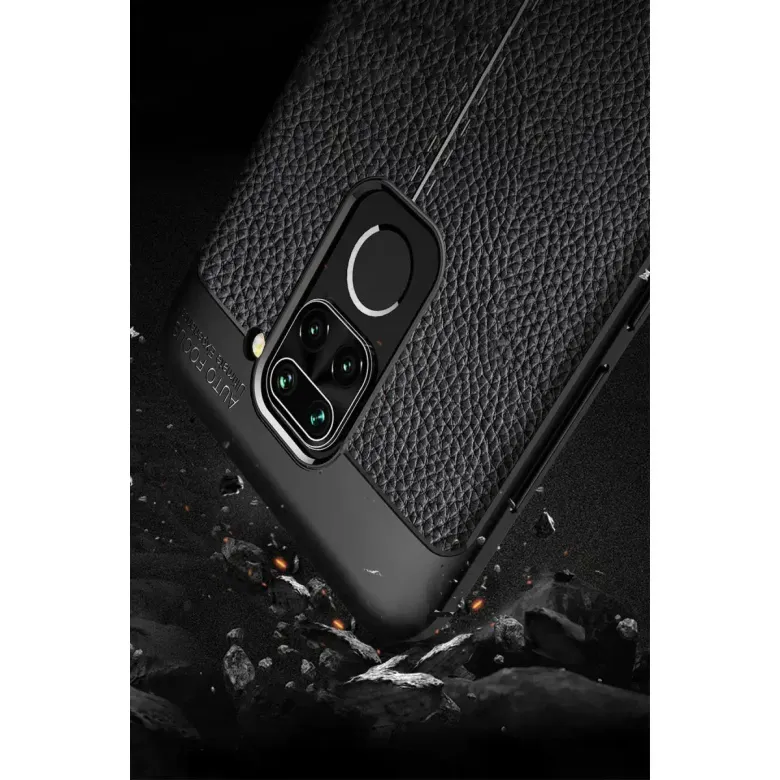Xiaomi Redmi Note 9 Kılıf Auto Focus Kapak - Lacivert