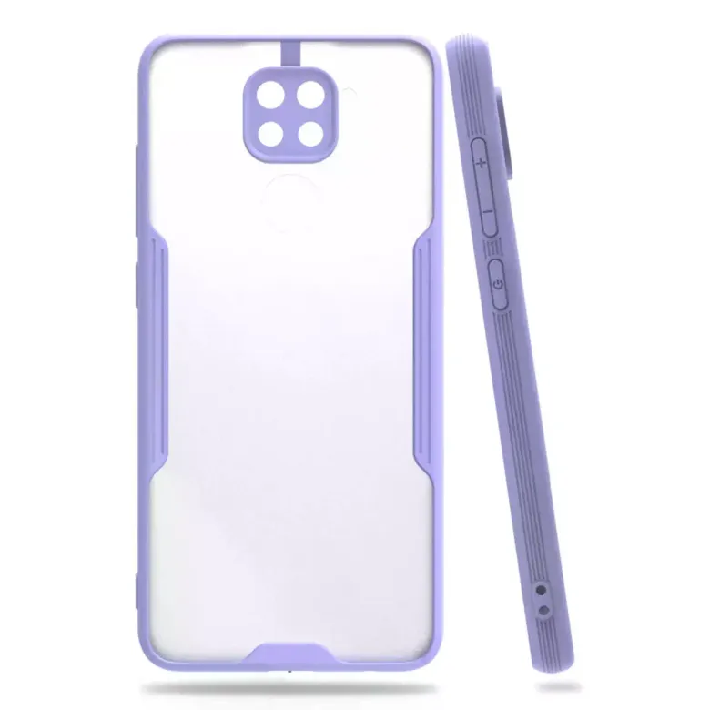 Xiaomi Redmi Note 9 Kılıf Platin Silikon - Lila
