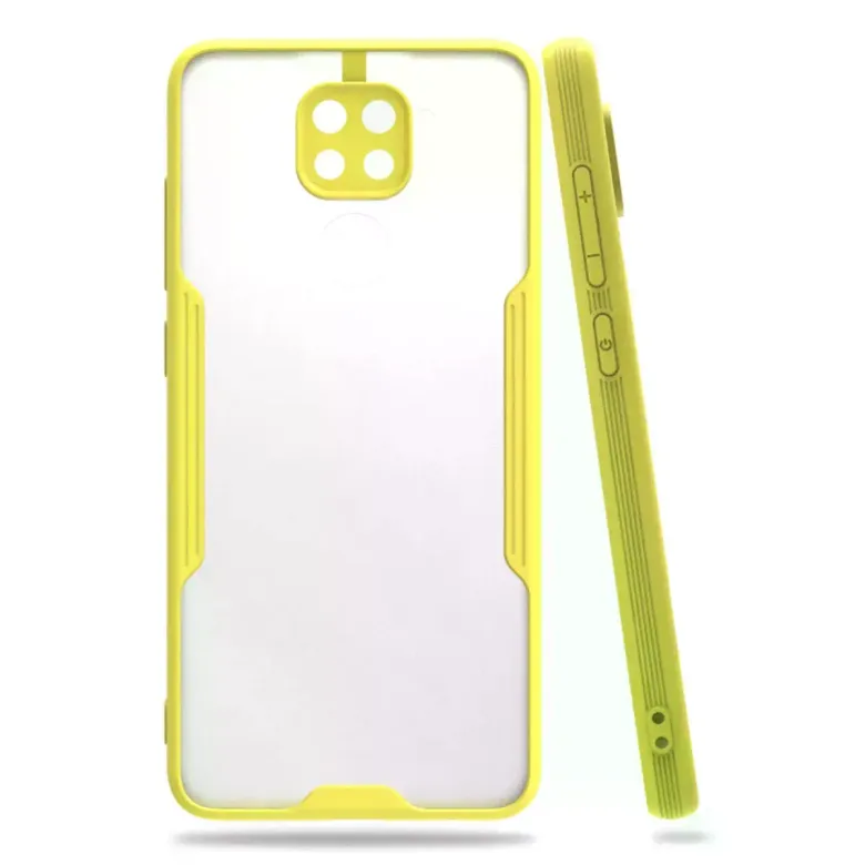 Xiaomi Redmi Note 9 Kılıf Platin Silikon - Sarı