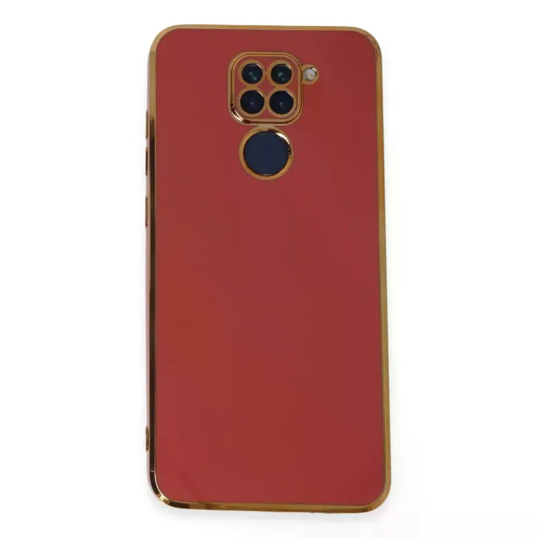 Xiaomi Redmi Note 9 Kılıf Volet Silikon - Kırmızı