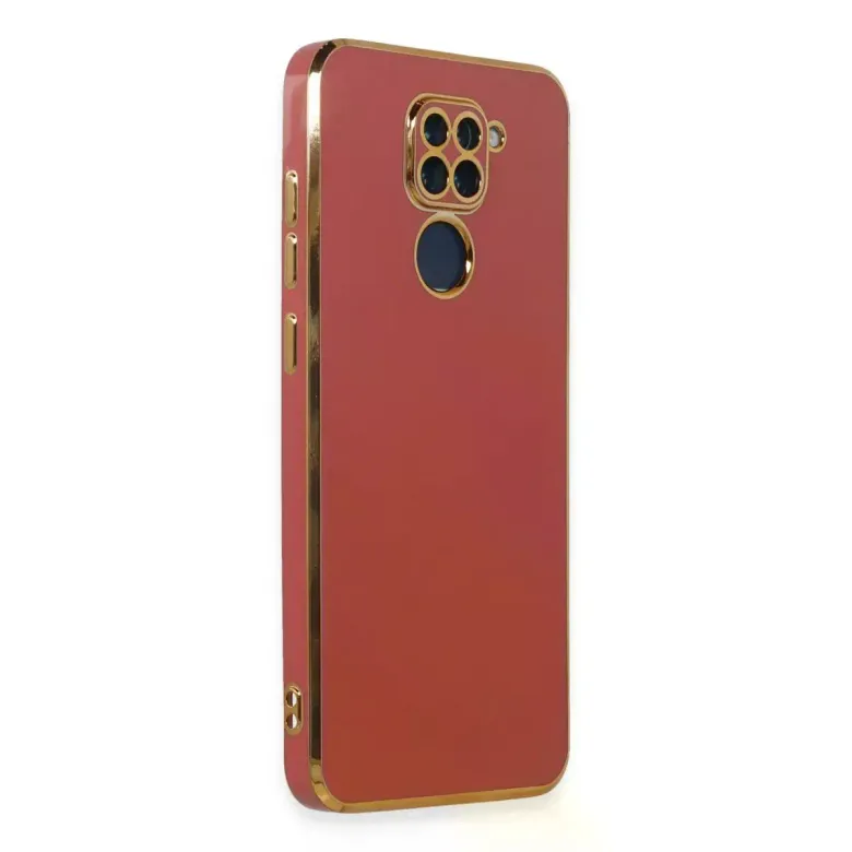 Xiaomi Redmi Note 9 Kılıf Volet Silikon - Kırmızı