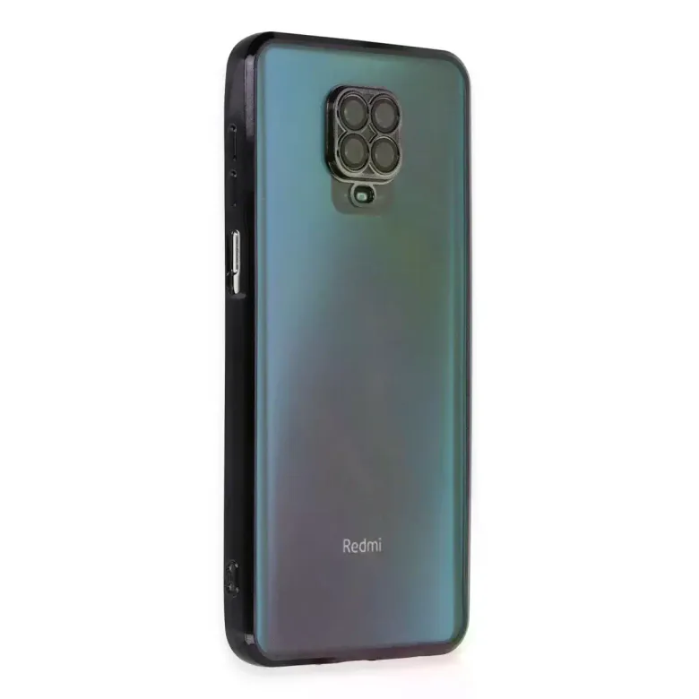 Xiaomi Redmi Note 9 Pro Kılıf Razer Lensli Silikon - Siyah
