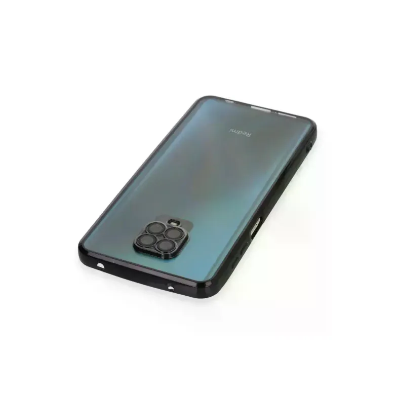 Xiaomi Redmi Note 9 Pro Kılıf Razer Lensli Silikon - Siyah