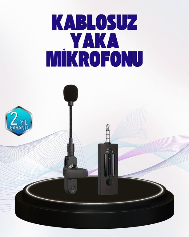 Xirshop 126433154 360 Derece Ses Algılamalı Type C Şarjlı Yaka Mikrofonu Diğer