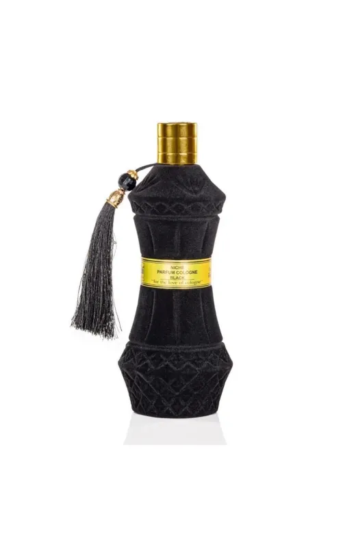 Yabangülü 4564563 Kadife Şişe Parfümlü Kolonya (Black)