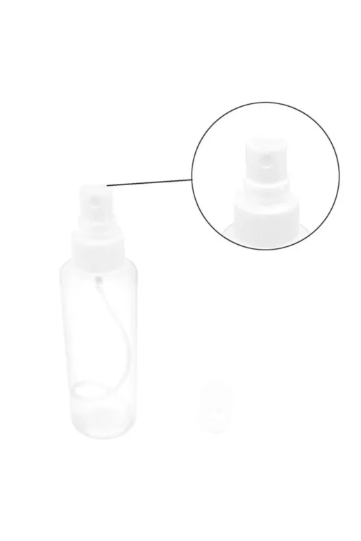 Yakamoz home YKM,2089205920964 50 Adet 50 Ml Sprey Kapaklı Dezenfektan Ve Kolonya Boş Şişesi