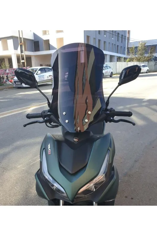 Yamaha Mio Aerox 125 Ön Cam 2023-2026 Model 54cm Siyah Renkli 4mm