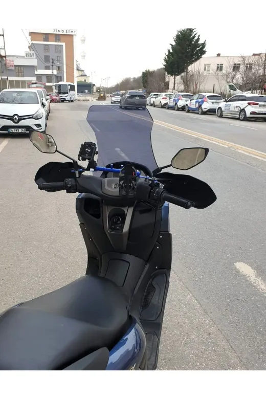 Yamaha Nmax Ön Cam 2021-2024 Model 72cm Füme Renkli 4mm UZUN