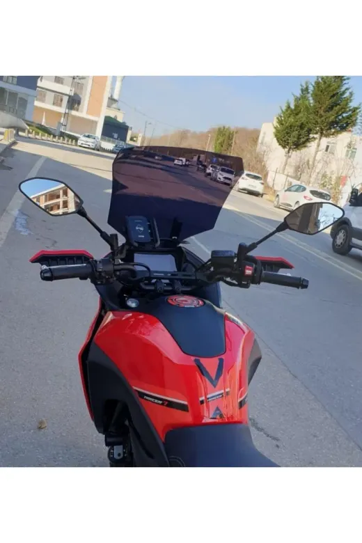 Yamaha Tracer 700 Ön Cam 2021-2026 Model 59cm Siyah Renkli 4mm