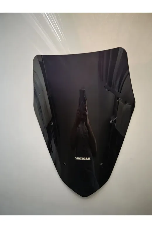 Yamaha Tricity 155 Ön Cam 2014-2026 Model 43cm Siyah Renkli 4mm SPORTİF