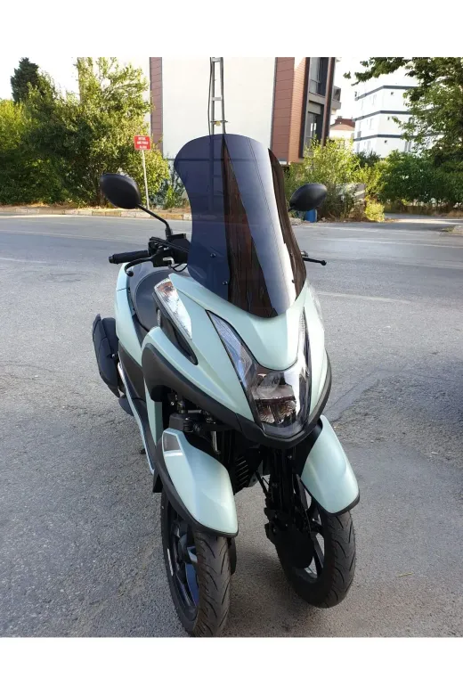 Yamaha Tricity 155 Ön Cam 2014-2026 Model 60cm Siyah Renkli 4mm