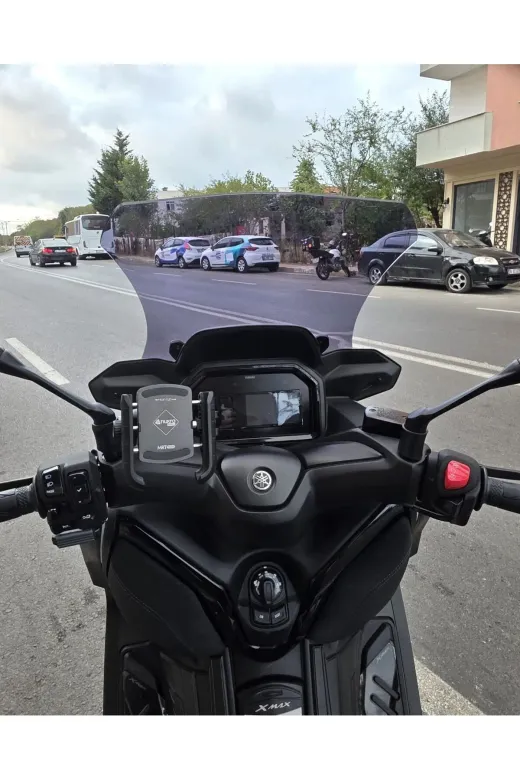 Yamaha Xmax Techmax Ön Cam 2025-2026 Model 63cm Füme Renkli 4mm Asansörlü