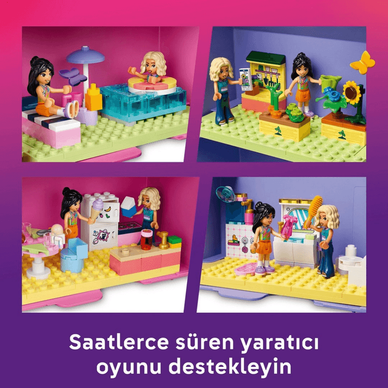 Yaratıcı Bebek Evi Bavulu Yapım Oyuncağı 42697