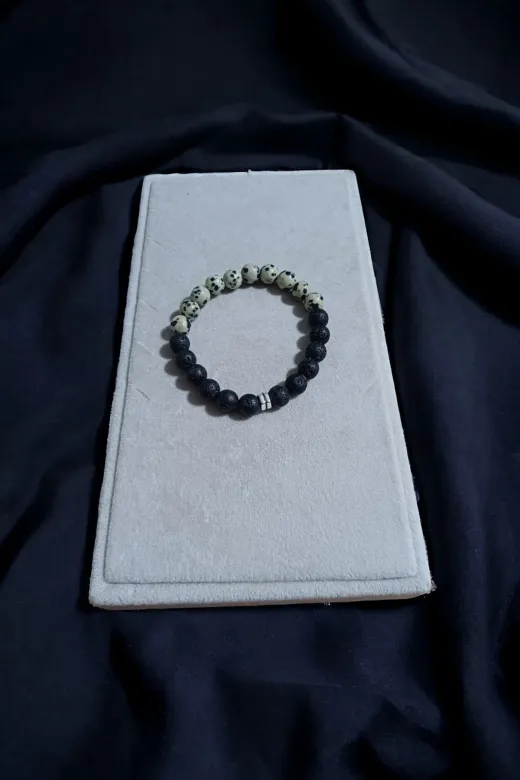 Y&B JASPEER Doğal Taş - Jasper - Lav Taşi - Bileklik
